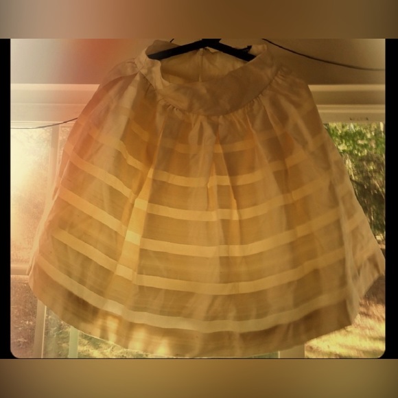 Pilar Rossi Dresses & Skirts - “VINTAGE” Pilar Rossi, Champagne/ Iridescent, 100% Silk Skirt.